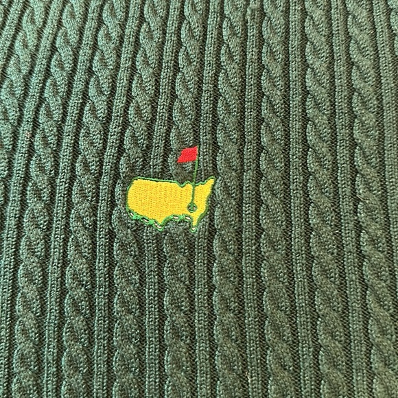 AUGUSTA NATIONAL MENS XL SPUN SILK SWEATER VEST - Picture 2 of 8